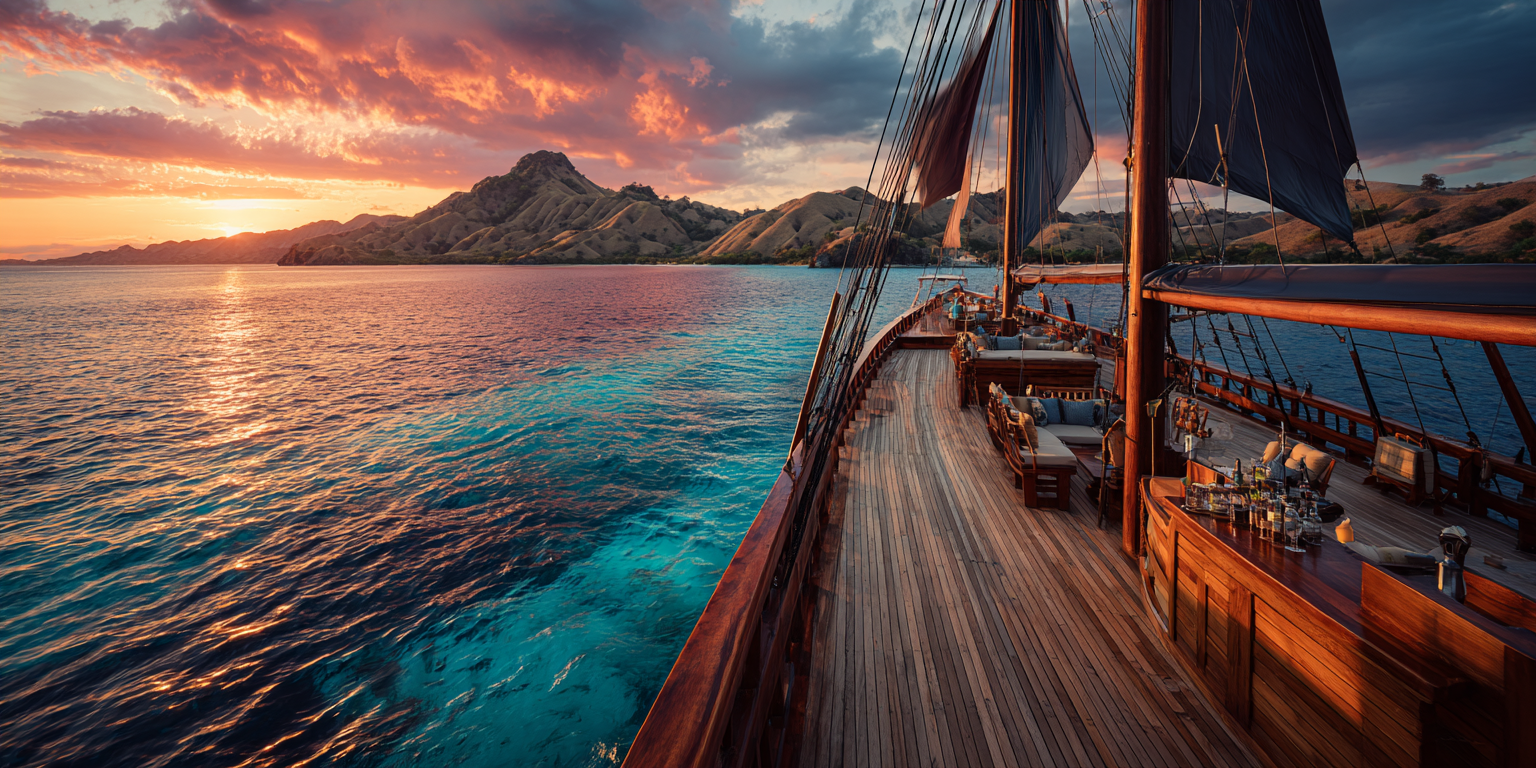 Sailing the Komodo Islands in Style: The Phinisi Yacht Experience